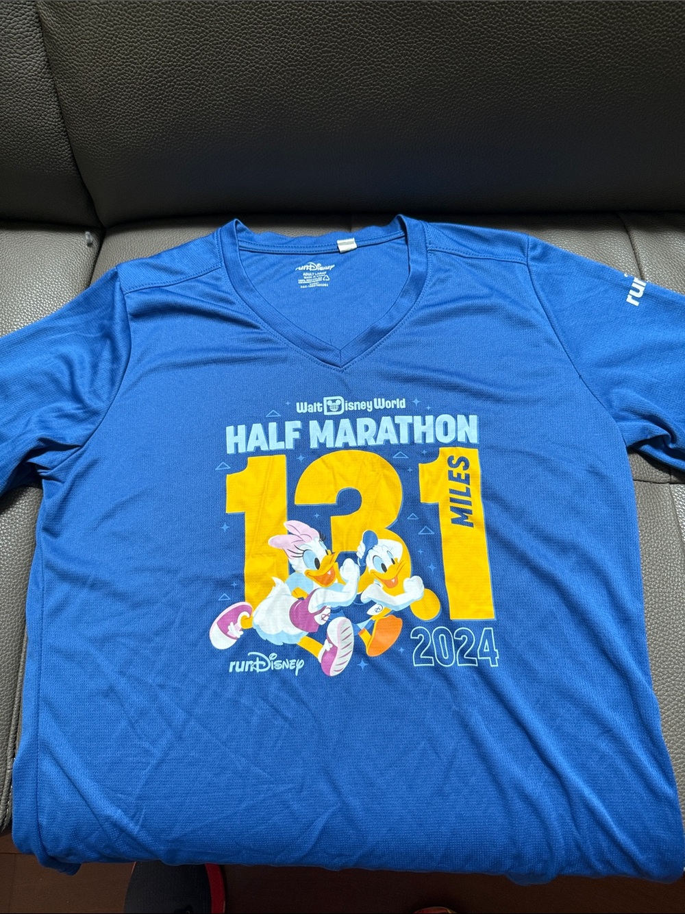 Disney Blue Half Marathon 13.1 Miles 2024 Men's Running Tee